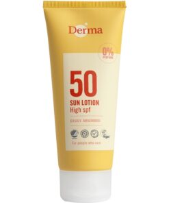 shop Derma Sun Lotion SPF 50 - 100 ml af Derma - online shopping tilbud rabat hos shoppetur.dk