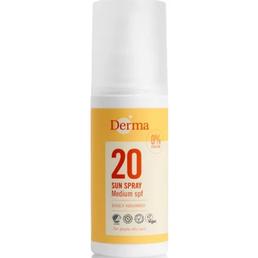 shop Derma Sun Spray SPF 20 - 150 ml af Derma - online shopping tilbud rabat hos shoppetur.dk