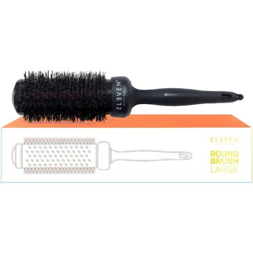 shop ELEVEN Australia Round Brush Large - Black af ELEVEN Australia - online shopping tilbud rabat hos shoppetur.dk