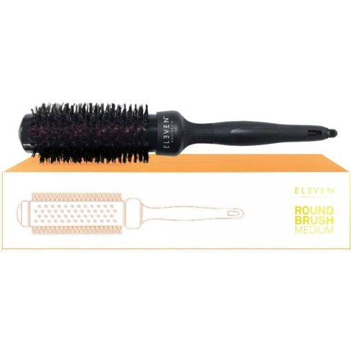 shop ELEVEN Australia Round Brush Medium - Black af ELEVEN Australia - online shopping tilbud rabat hos shoppetur.dk