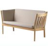 shop Erik Ole Jørgensen 2 pers. sofa - J148 - Eg/beige af fdb-moebler - online shopping tilbud rabat hos shoppetur.dk