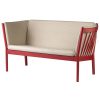 shop Erik Ole Jørgensen 2 pers. sofa - J148 - Ruby red/beige af fdb-moebler - online shopping tilbud rabat hos shoppetur.dk