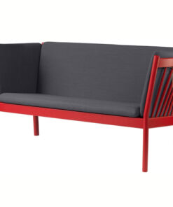 shop Erik Ole Jørgensen 2 pers. sofa - J148 - Ruby red/mørkegrå af fdb-moebler - online shopping tilbud rabat hos shoppetur.dk