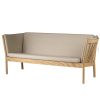 shop Erik Ole Jørgensen 3 pers. sofa - J149 - Eg/Beige uld af fdb-moebler - online shopping tilbud rabat hos shoppetur.dk