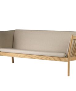 shop Erik Ole Jørgensen 3 pers. sofa - J149 - Eg/Beige uld af fdb-moebler - online shopping tilbud rabat hos shoppetur.dk