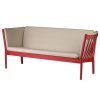 shop Erik Ole Jørgensen 3 pers. sofa - J149 - Rød/beige af fdb-moebler - online shopping tilbud rabat hos shoppetur.dk
