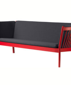 shop Erik Ole Jørgensen 3 pers. sofa - J149 - Ruby red/mørkegrå af fdb-moebler - online shopping tilbud rabat hos shoppetur.dk