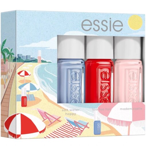 shop Essie Summer Mini Trio Kit 3 x 5 ml - Seaside Dinner af Essie - online shopping tilbud rabat hos shoppetur.dk