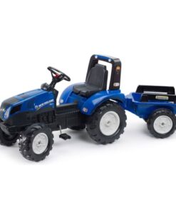 shop Falk traktor med vogn - New Holland T8 - Blå af falk - online shopping tilbud rabat hos shoppetur.dk