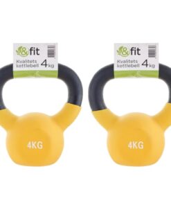 shop &Fit kettlebells - 4 kg - 2 stk. af ogfit - online shopping tilbud rabat hos shoppetur.dk