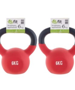 shop &Fit kettlebells - 6 kg - 2 stk. af ogfit - online shopping tilbud rabat hos shoppetur.dk