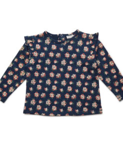 shop Friends sweatshirt - Mørkeblå med blomster af friends - online shopping tilbud rabat hos shoppetur.dk