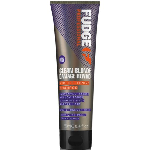 shop Fudge Clean Blonde Damage Rewind Toning Shampoo 250 ml af Fudge - online shopping tilbud rabat hos shoppetur.dk