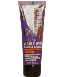 shop Fudge Everyday Clean Blonde Damage Rewind Shampoo 50 ml af Fudge - online shopping tilbud rabat hos shoppetur.dk