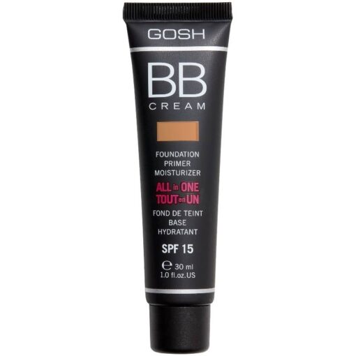 shop GOSH BB Cream Foundation Primer Moisturizer SPF 15 30 ml - 03 Warm Beige af GOSH Copenhagen - online shopping tilbud rabat hos shoppetur.dk