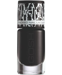 shop GOSH Cracked Nail Lacquer 8 ml - 01 Black af GOSH Copenhagen - online shopping tilbud rabat hos shoppetur.dk