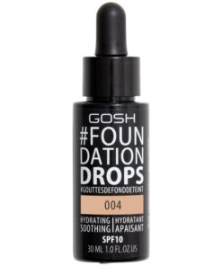 shop GOSH Foundation Drops SPF10 30 ml - 004 Natural af GOSH Copenhagen - online shopping tilbud rabat hos shoppetur.dk