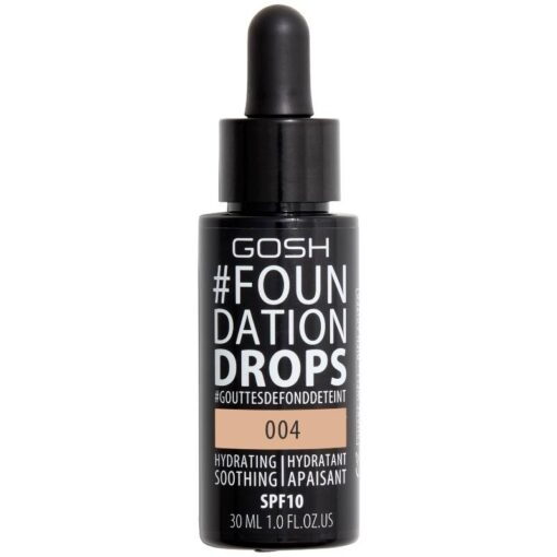 shop GOSH Foundation Drops SPF10 30 ml - 004 Natural af GOSH Copenhagen - online shopping tilbud rabat hos shoppetur.dk