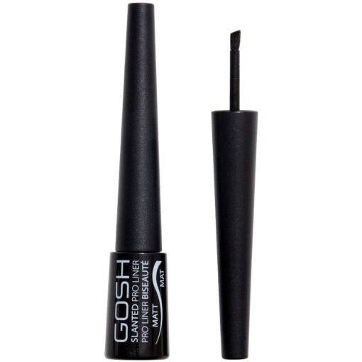 shop GOSH Slanted Pro Liner 3 ml - 002 Matt Black af GOSH Copenhagen - online shopping tilbud rabat hos shoppetur.dk