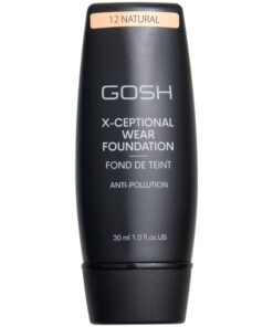 shop GOSH X-Ceptional Wear Foundation 35 ml - 12 Natural af GOSH Copenhagen - online shopping tilbud rabat hos shoppetur.dk