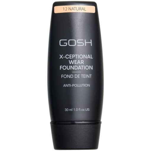 shop GOSH X-Ceptional Wear Foundation 35 ml - 12 Natural af GOSH Copenhagen - online shopping tilbud rabat hos shoppetur.dk