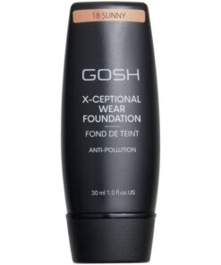 shop GOSH X-Ceptional Wear Foundation 35 ml - 18 Sunny af GOSH Copenhagen - online shopping tilbud rabat hos shoppetur.dk