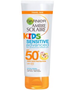 shop Garnier Ambre Solaire Kids Sensitive Advanced Creme SPF 50+ 50 ml af Garnier - online shopping tilbud rabat hos shoppetur.dk