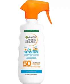 shop Garnier Ambre Solaire Sensitive Advanced Kids Spray SPF50+ - 270 ml af Garnier - online shopping tilbud rabat hos shoppetur.dk