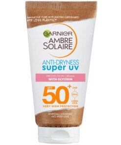 shop Garnier Ambre Solaire Super UV Anti-Dryness Cream SPF 50+ - 50 ml af Garnier - online shopping tilbud rabat hos shoppetur.dk