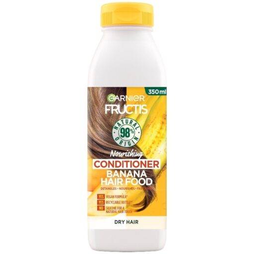 shop Garnier Fructis Banana Hair Food Conditioner 350 ml af Garnier - online shopping tilbud rabat hos shoppetur.dk