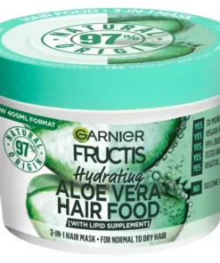 shop Garnier Fructis Hair Food Aloe Vera Mask 400 ml af Garnier - online shopping tilbud rabat hos shoppetur.dk