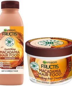 shop Garnier Fructis Hair Food Macadamia Set 350 + 400 ml af Garnier - online shopping tilbud rabat hos shoppetur.dk