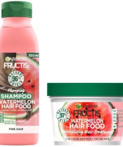 shop Garnier Fructis Hair Food Watermelon Set 350 + 400 ml af Garnier - online shopping tilbud rabat hos shoppetur.dk