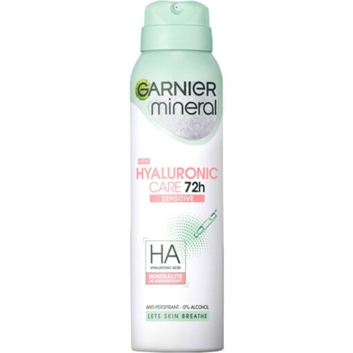 shop Garnier Mineral Hyaluronic 72H Deo Spray 150 ml af Garnier - online shopping tilbud rabat hos shoppetur.dk