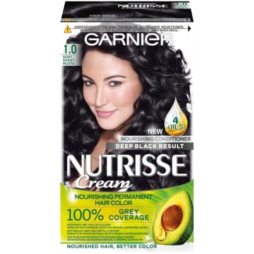 shop Garnier Nutrisse Cream 1.0 Black af Garnier - online shopping tilbud rabat hos shoppetur.dk