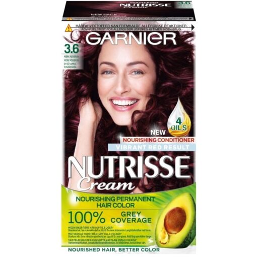 shop Garnier Nutrisse Cream 3.6 Dark Red Brown af Garnier - online shopping tilbud rabat hos shoppetur.dk