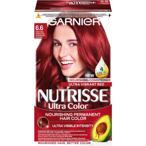 shop Garnier Nutrisse Ultra Color 6.6 Intense Red af Garnier - online shopping tilbud rabat hos shoppetur.dk
