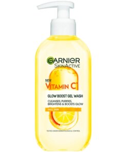 shop Garnier SkinActive Vitamin C Glow Boost Gel Wash 200 ml af Garnier - online shopping tilbud rabat hos shoppetur.dk