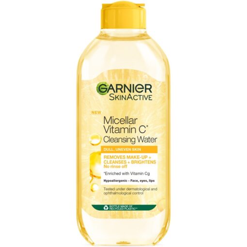 shop Garnier SkinActive Vitamin C Micellar Cleansing Water 400 ml af Garnier - online shopping tilbud rabat hos shoppetur.dk