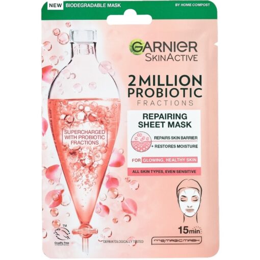 shop Garnier Skinactive 2 Million Probiotics Fractions Repairing Sheet Mask 1 Piece af Garnier - online shopping tilbud rabat hos shoppetur.dk