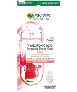 shop Garnier Skinactive Ampoule Sheet Mask Hyaluronic Acid 1 Piece af Garnier - online shopping tilbud rabat hos shoppetur.dk