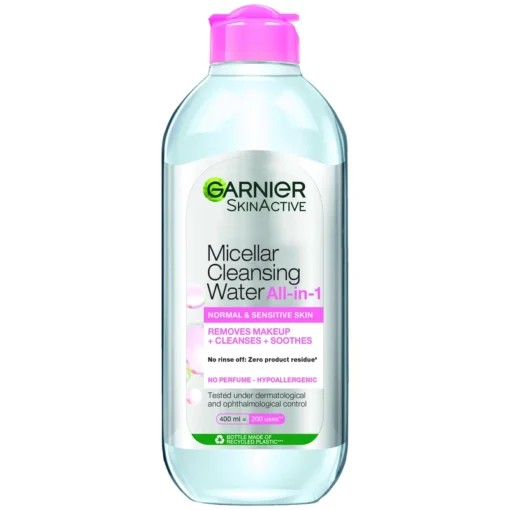 shop Garnier Skinactive Cleansing Micellar Water Normal & Sensitive Skin 400 ml af Garnier - online shopping tilbud rabat hos shoppetur.dk