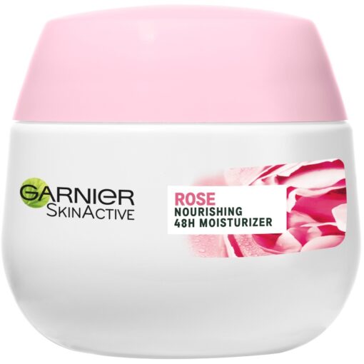 shop Garnier Skinactive Face Rose Flora Water Botanical Day Cream 50 ml af Garnier - online shopping tilbud rabat hos shoppetur.dk