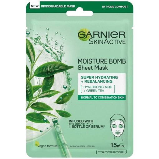 shop Garnier Skinactive Face Tissue Mask Normal/Combination Skin 1 Piece af Garnier - online shopping tilbud rabat hos shoppetur.dk