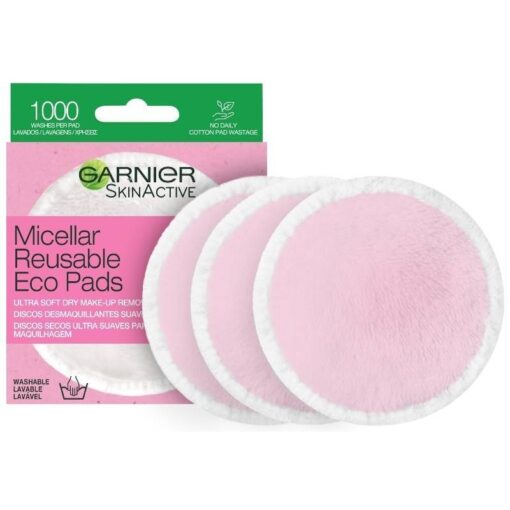 shop Garnier Skinactive Micellar Reusable Eco Pads 3 Pieces af Garnier - online shopping tilbud rabat hos shoppetur.dk