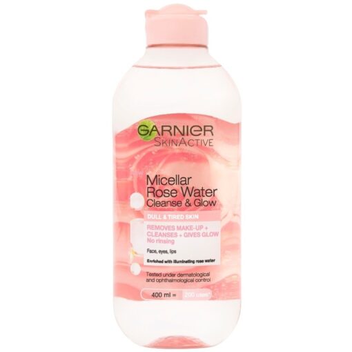 shop Garnier Skinactive Micellar Rose Water Cleanse & Glow 400 ml af Garnier - online shopping tilbud rabat hos shoppetur.dk