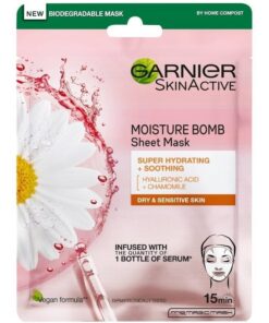 shop Garnier Skinactive Moisture Bomb Hydrating + Soothing Tissue Mask 1 Piece af Garnier - online shopping tilbud rabat hos shoppetur.dk