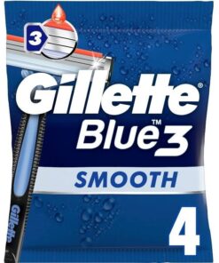 shop Gillette Blue3 Smooth Single Razor 4 Pieces af Gillette - online shopping tilbud rabat hos shoppetur.dk