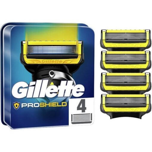 shop Gillette Fusion5 Proshield 4 Pieces af Gillette - online shopping tilbud rabat hos shoppetur.dk