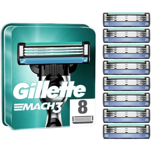 shop Gillette Mach3 Blades 8 Pieces af Gillette - online shopping tilbud rabat hos shoppetur.dk